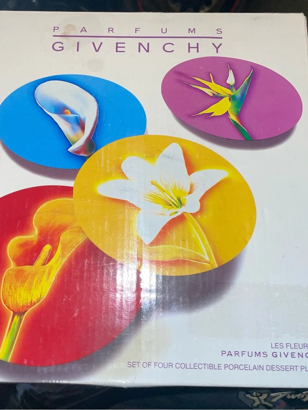 Brand new! Never used. Original Givenchy Bright Floral Porcelain Plate set
